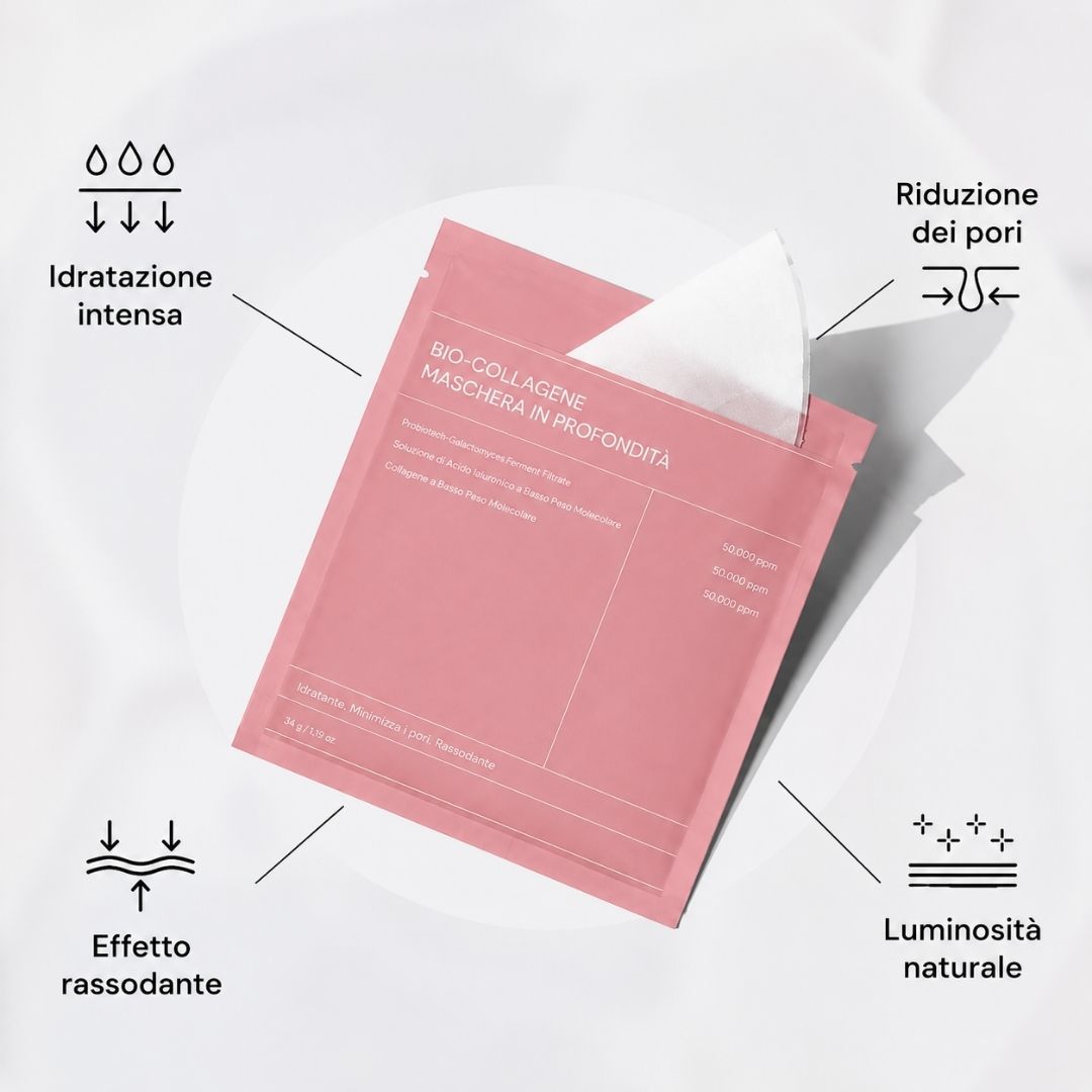 Maschera BIO-Collagène Intensa- Pack de 4